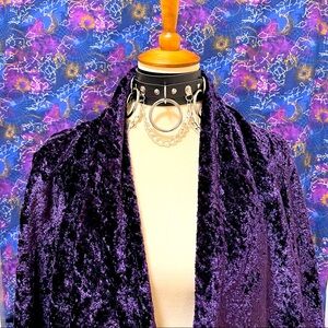 🌈 Amazing mystic Vintage velvet cardigan